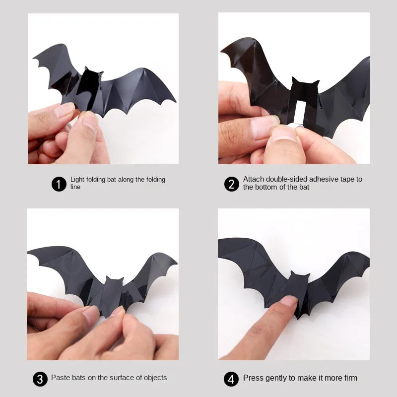 Bat Attack 3D Stickers