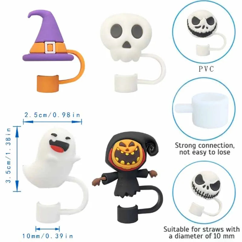 Ghostly Straw Topper